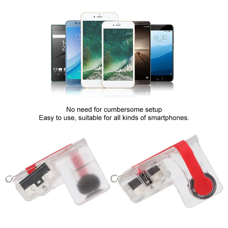 Pubg Controller Shooter Accurate Mobile Gaming Trigger Fire Sensitive Clamp Type Assistant Tool Button Controller  2 Pcs (MN)